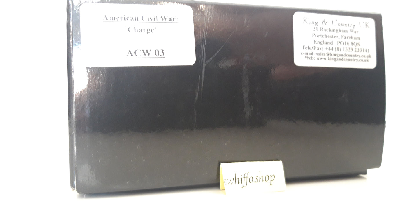 king and country Acw Confederate union Charge Acw03 1:30 metal boxed Wdb