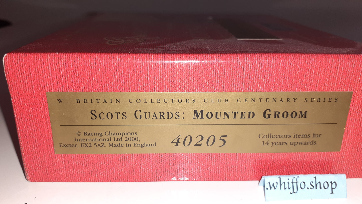 Britains 40205 Queen Victoria Mounted Groom 1:32 metal boxed S8 for sale
