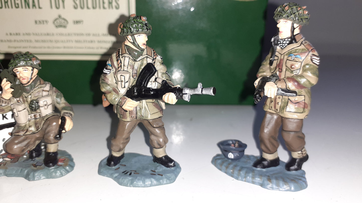 King and country Ww2 An001 Only 500 Paras Paratroopers Arnhem boxed 1:30 S857