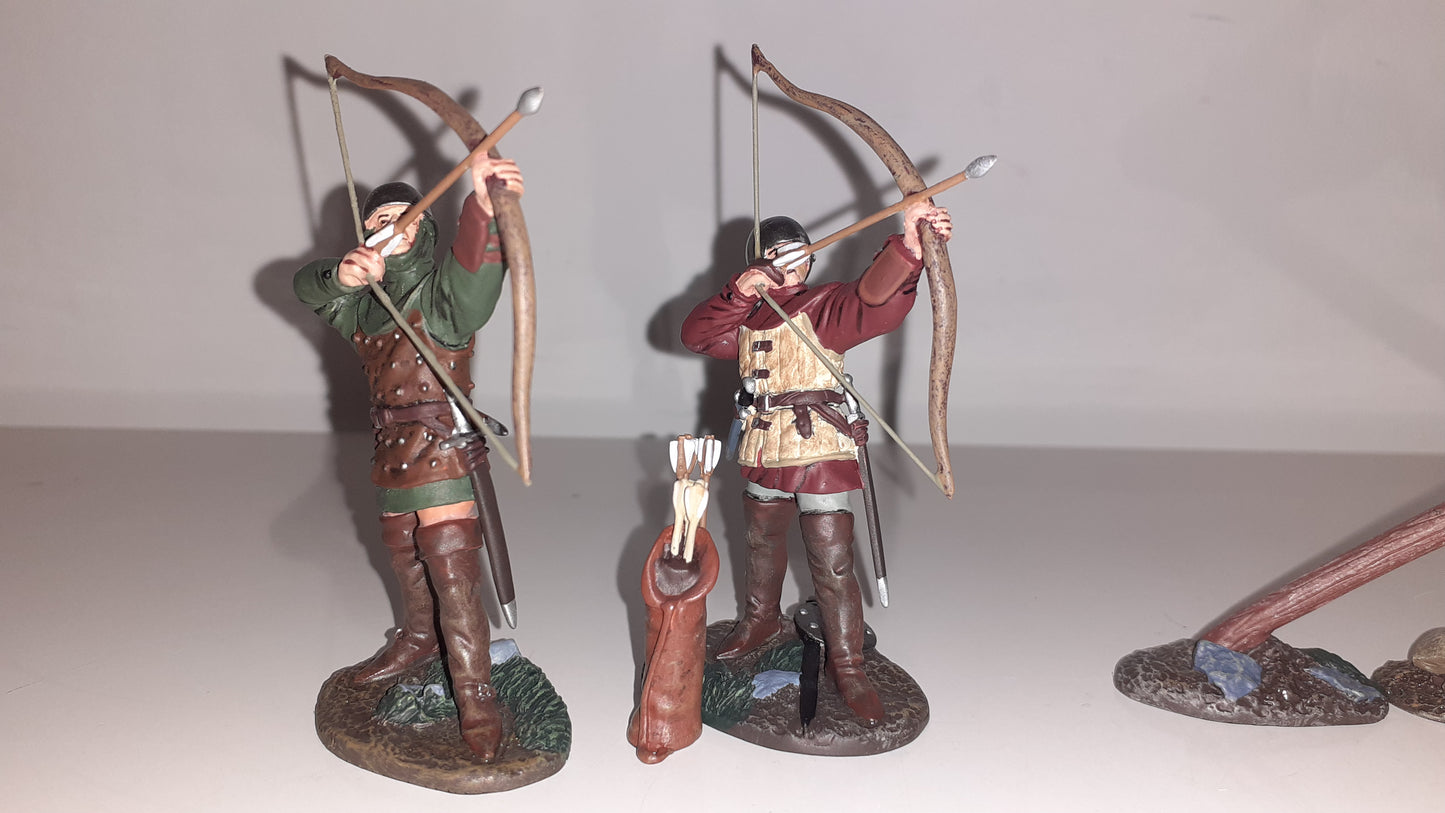 BRITAINS 17228 Knights Of Agincourt English Archers 2006 1:32 Wdb1