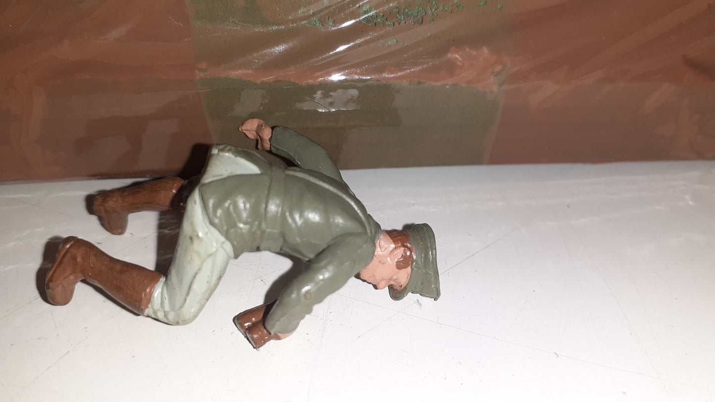 Britains deetail ww2 german Afrika Korps Kubelwagen Officer 1970s 1:32 b2