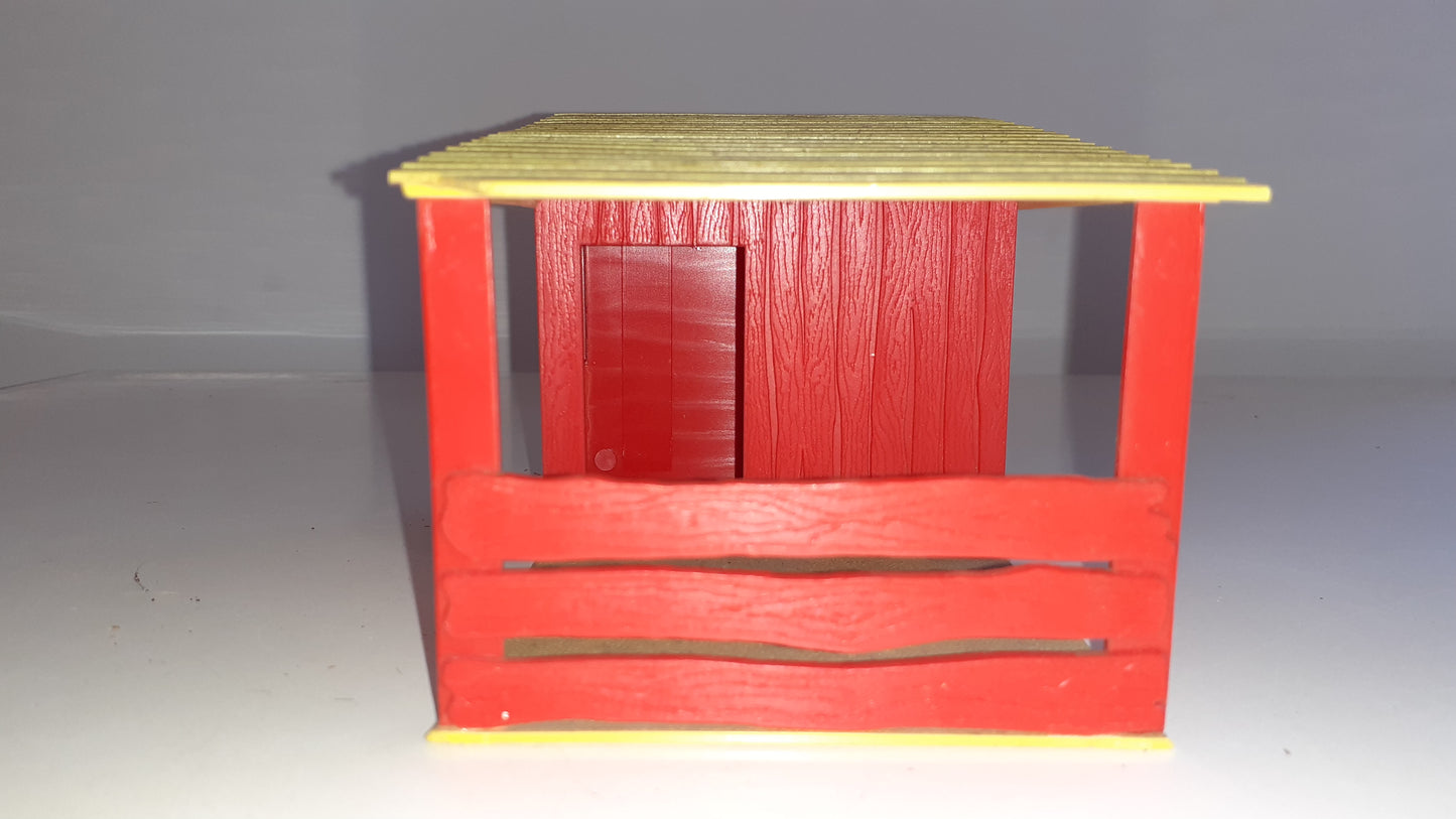 Timpo acw Wild West Building 1970s Plastic Missing Parts 1:32