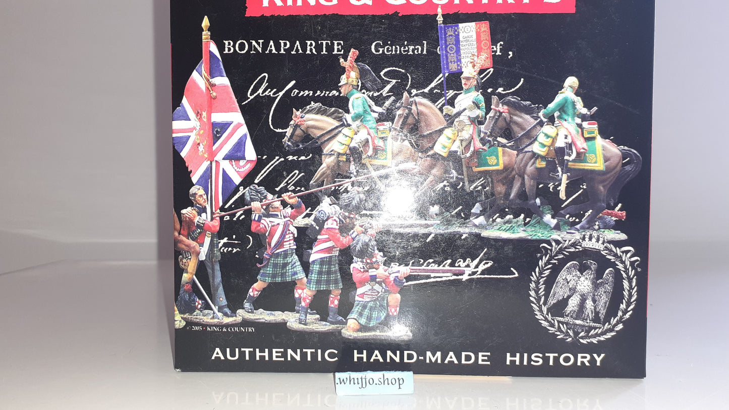 King and country Na88 Scots Greys falling 2006 Napoleonic Waterloo box S772