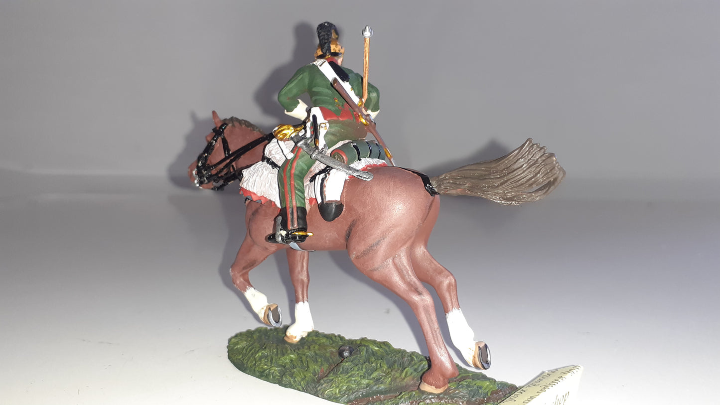 Britains 36025 Napoleonic french 4th lancers 600 Made waterloo 2009 1:32 S542