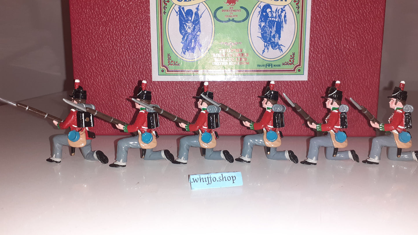trophy miniatures 1991 Wa6 British Infantry Waterloo Napoleonic 1:32 box S2