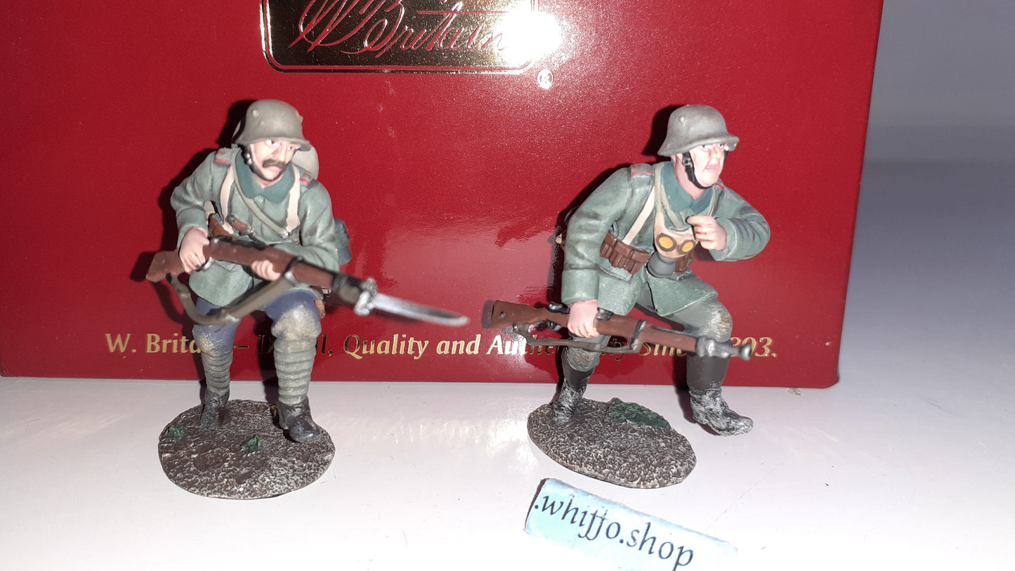 Britains ww1 23097 2015 German Infantry Assault Team 1916 metal boxd S520