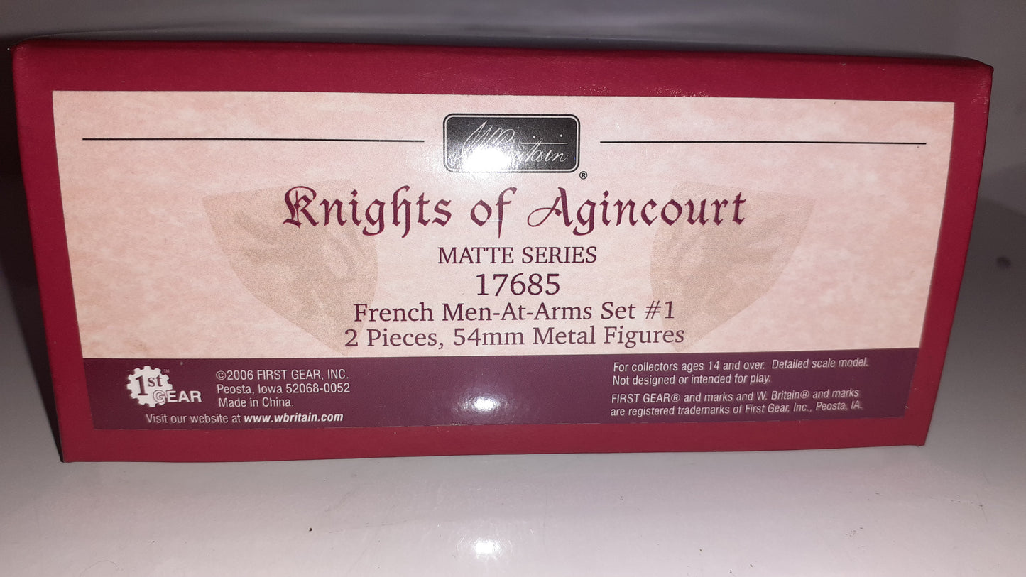 BRITAINS 17685 Knights Of Agincourt Men At Arms french 2006 1:32 Wdb1