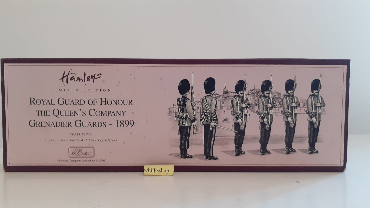 Britains 00319 grenadier guards 1899 hamleys only 1500 made boxd 2000 s731
