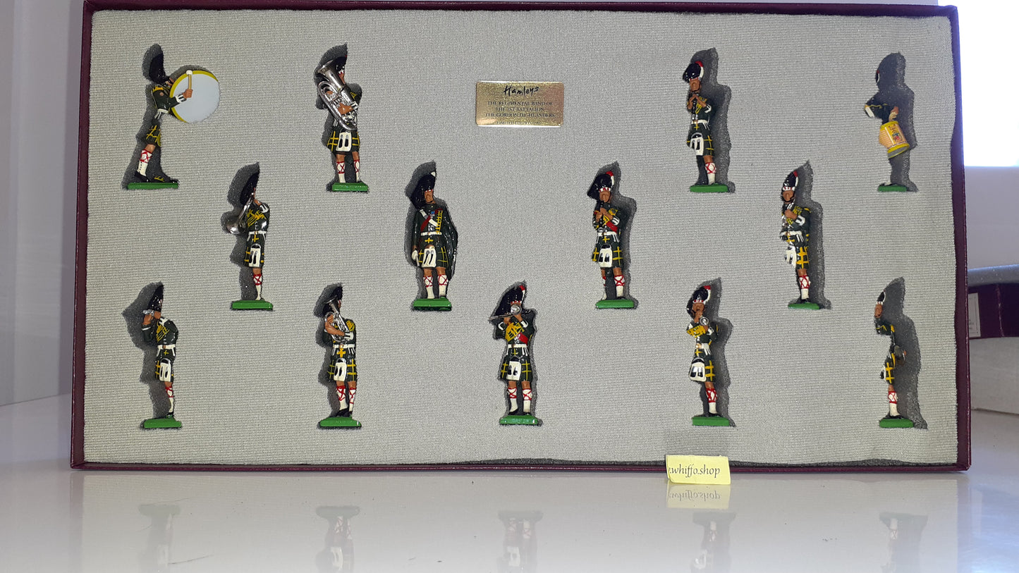 Britains Hamleys 00028 1st Battalion Gordon Highlanders Regimental 1997 boxed Ltd S7