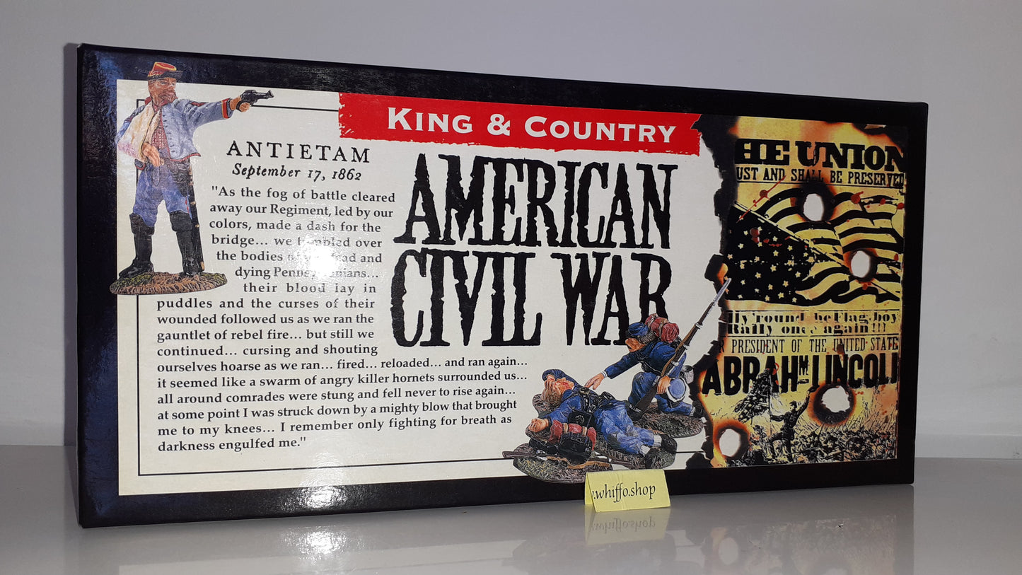 king and country Acw Confederate union Ready Acw09 1:30 metal boxed Wdb