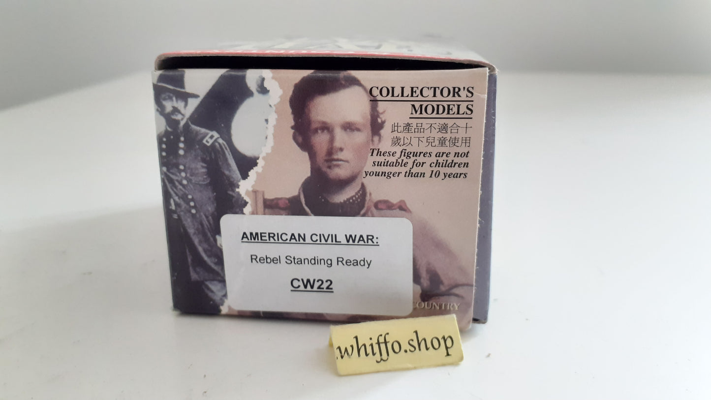 King and country cw22 acw confederate rebel at ready 2010 boxed 1:30 wbrb15