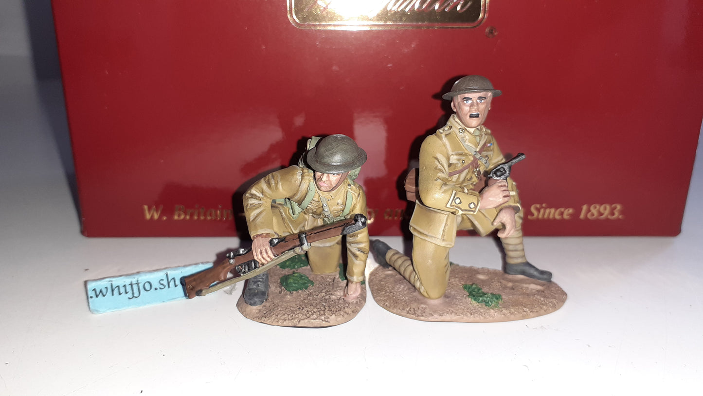 Britains ww1 23073 2014 British Infantry Move Up 1916 metal boxd S521