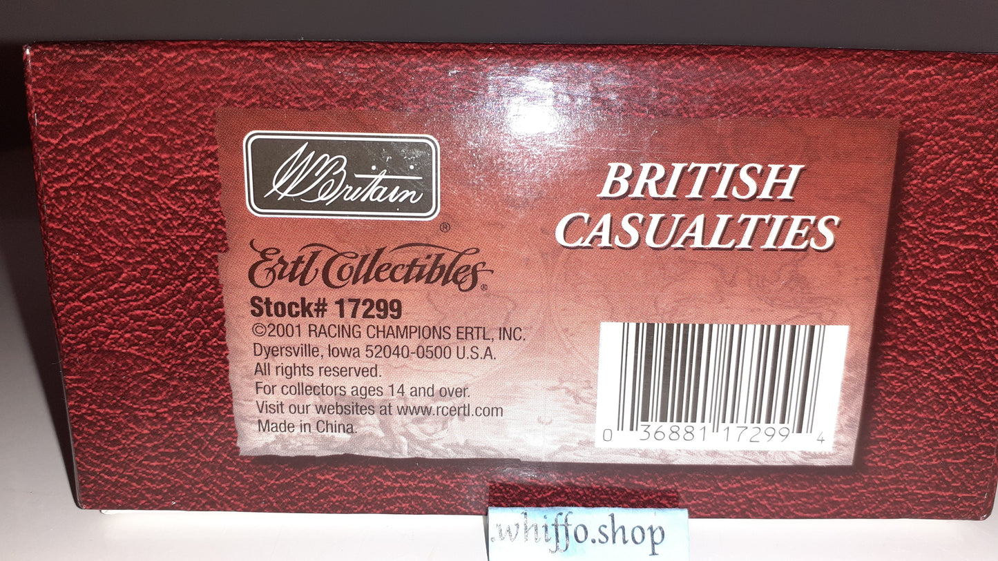 Britains 17299 2001 British Casualties Waterloo Napoleonic 1:32 metal boxd S8b for sale