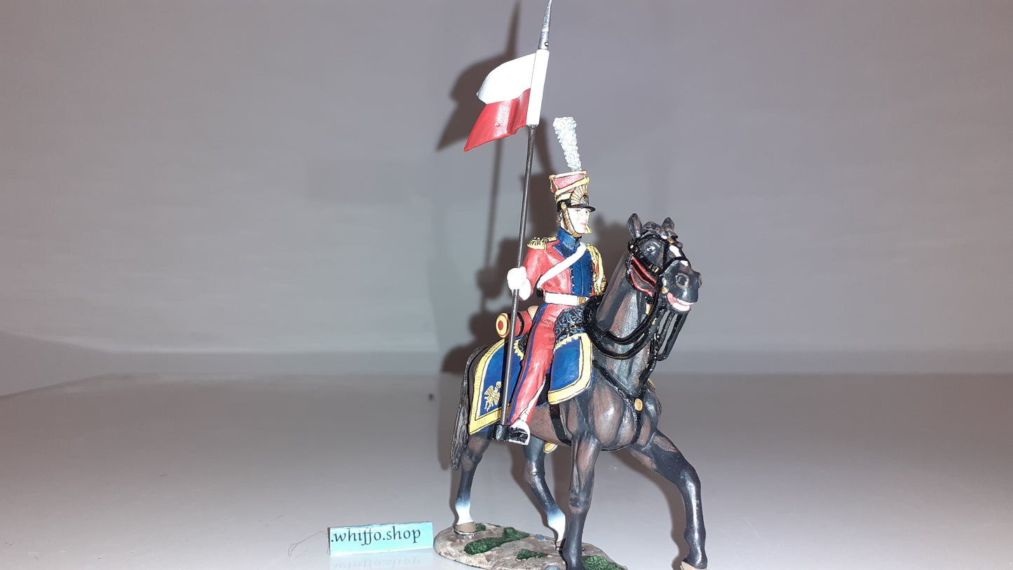 King and country Na160 Dutch Lancer Walking Repaired Plume Napoleonic box Wb