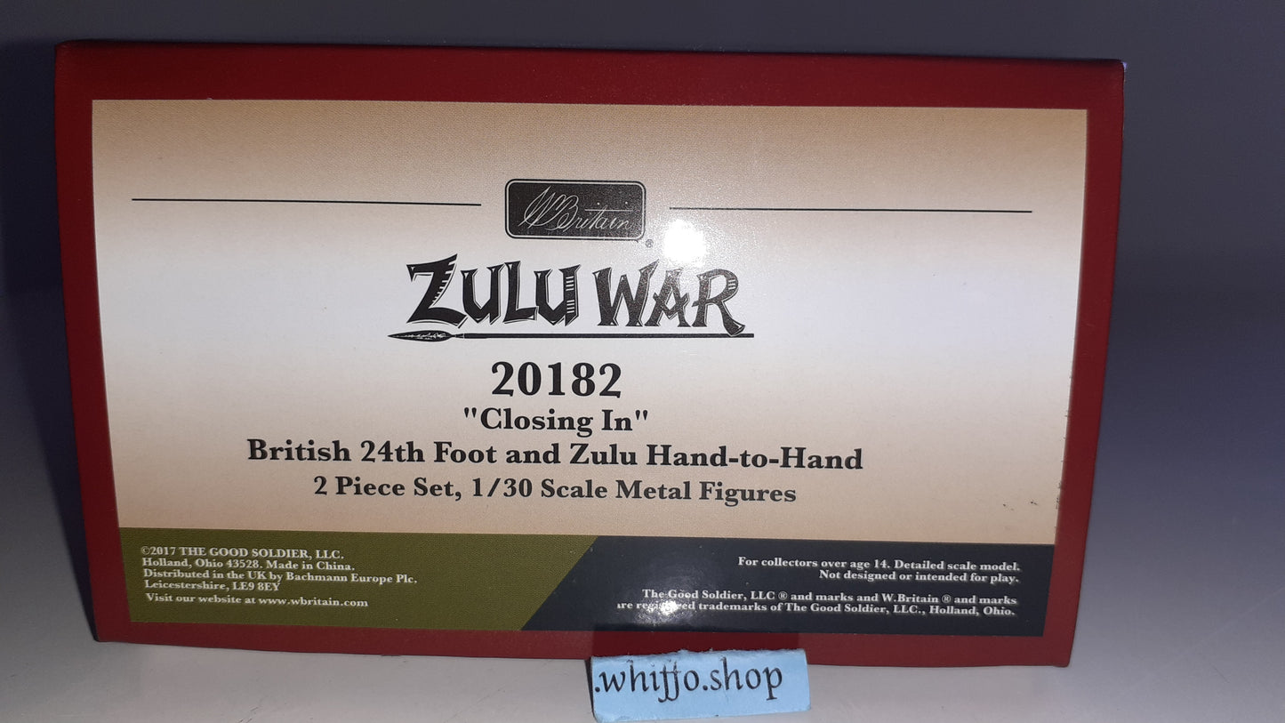 Britains 20182 Zulu wars 24th foot 1:32 metal Closing In 2017 boxed S187