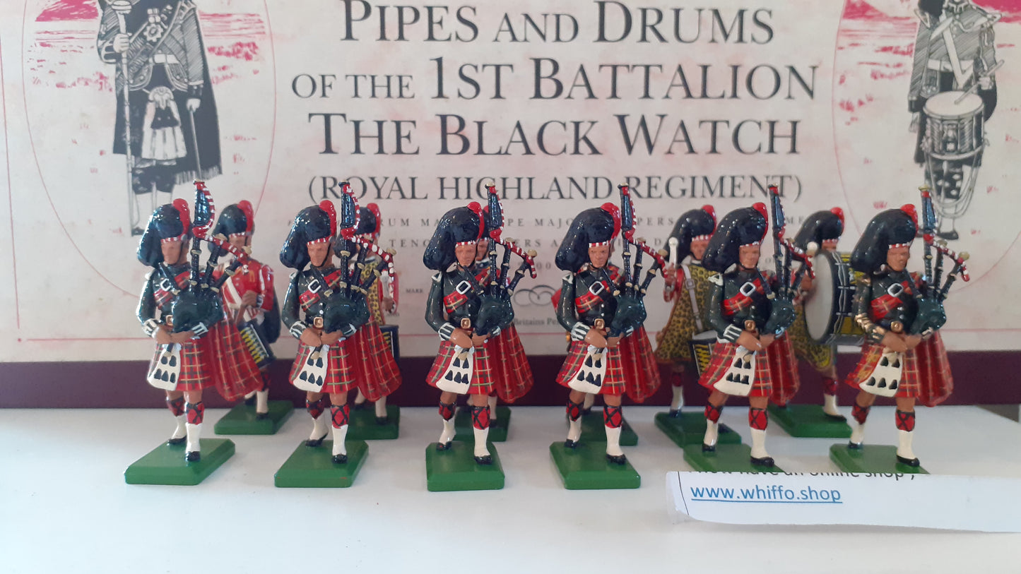 Britains 5196 1996 Limited edition Black Watch Royal Highland Pipes boxed 1:32