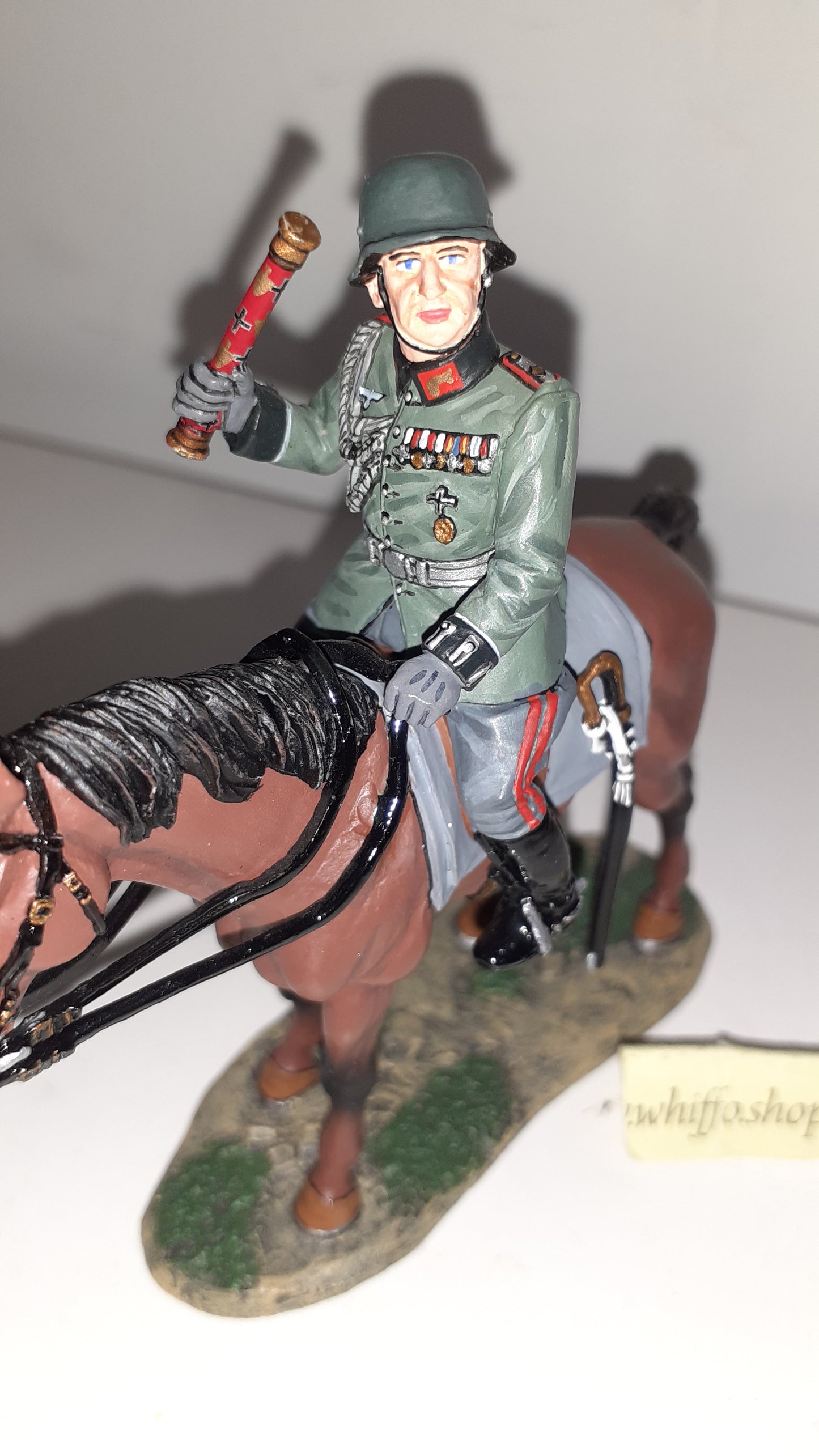 King and country Fob54 German Ww2 Marshal Von Manstein Mounted boxed 1:30 S6
