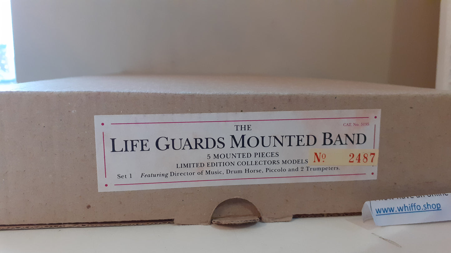 Britains limited edition life guards mounted band 1995 5195 Set 1 Mib s4