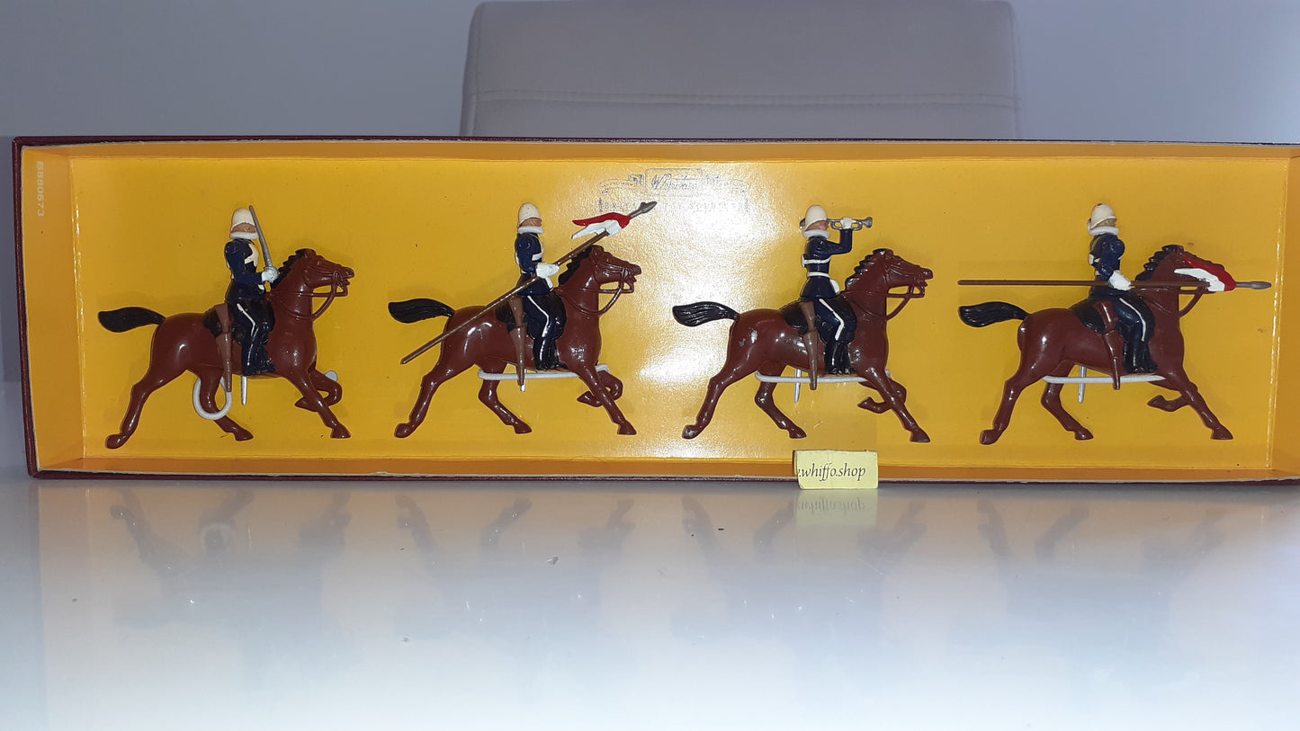 Britains 8806 17th Lancers Zulu India cavalry 1990s 1:32 In Wrong Box S7