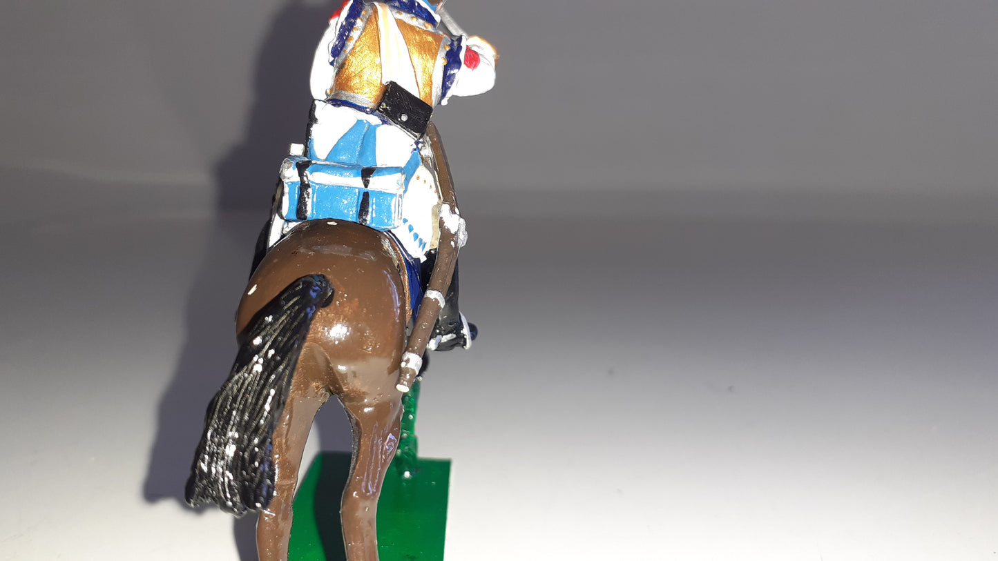 trophy miniatures 1991 Napoleonic War French Cavalry Trooper Wa11c 1:32 s842