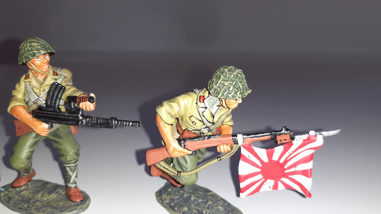 King and country 2001 ww2 iwo Jima Japanese Inf box 1:30 iwj15 Iwj015 S572