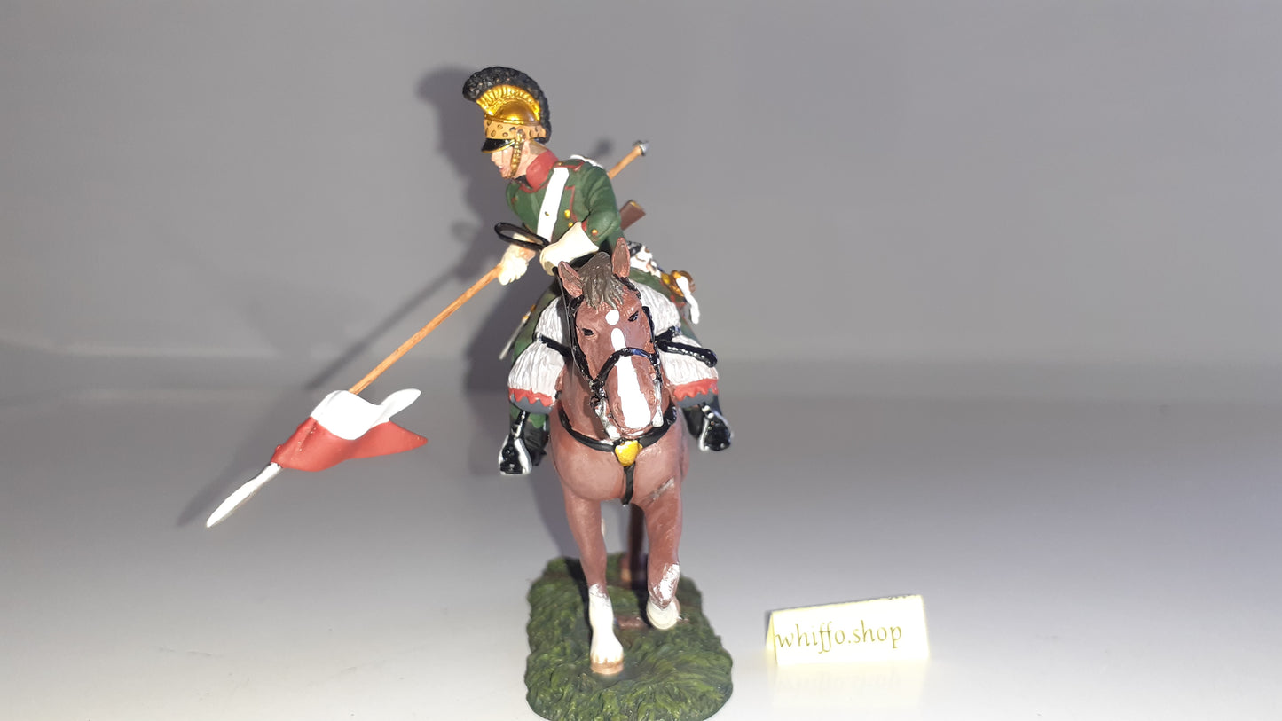 Britains 36025 Napoleonic french 4th lancers 600 Made waterloo 2009 1:32 S542