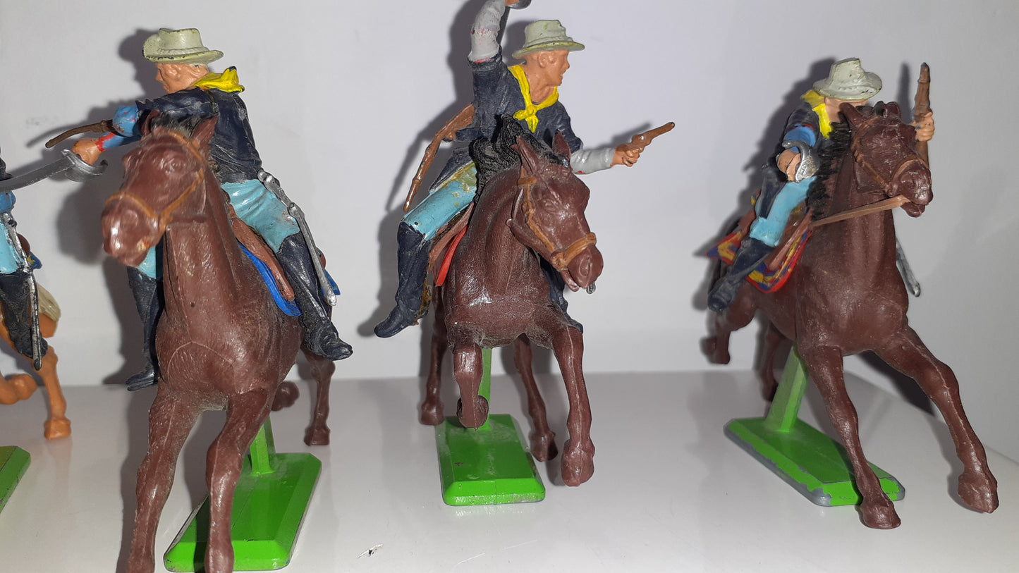 Britains Deetail Mounted 7th Cavalry 1:32 1970s boxed B1 c