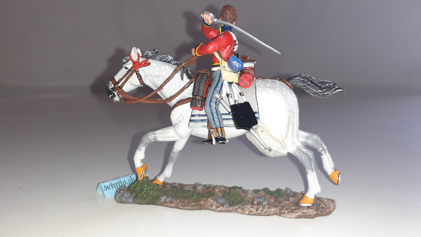King and country Na86 Scots Greys Slashing 2006 Napoleonic Waterloo box S772
