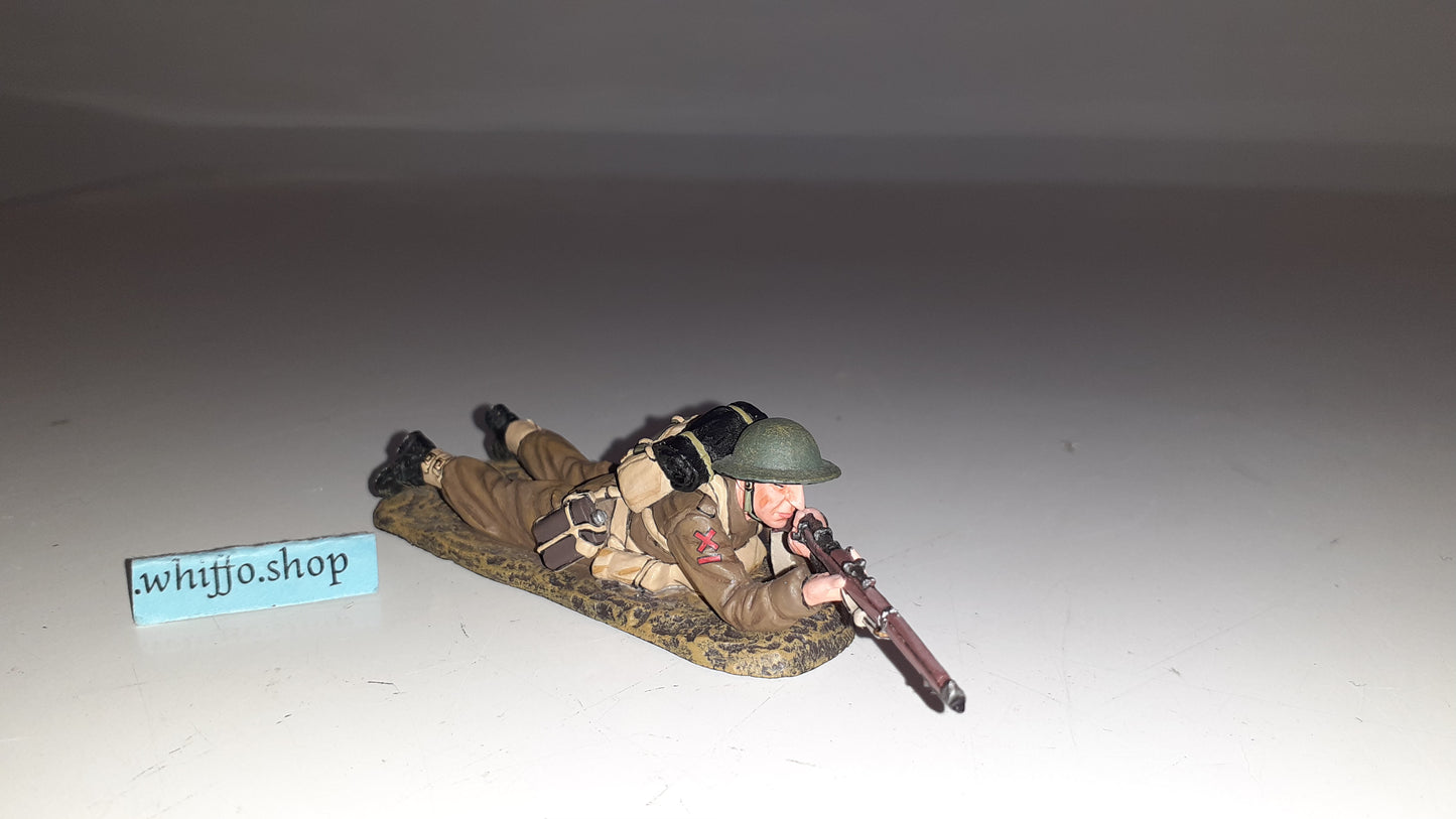 King and country Ww2 British Laying Firing Gun Fob27 Fob027 boxed 1:30 Wb