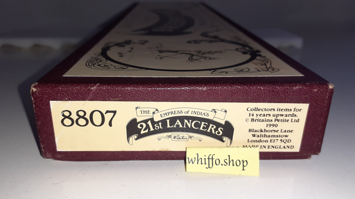 Britains 8807 21st Lancers Empress India 1990 boxed S716