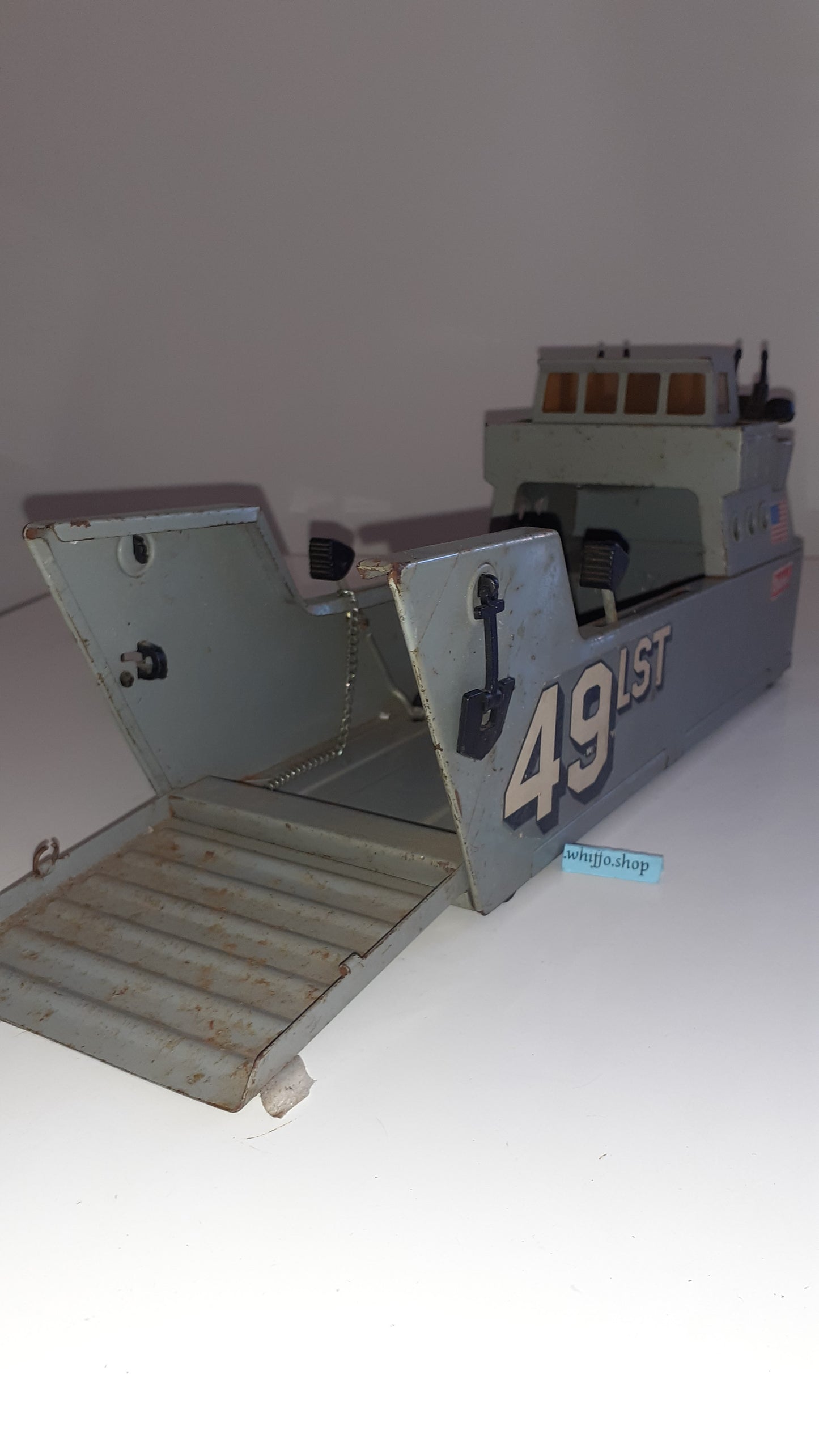 Buddy L Landing Craft Ship Ww2 1960s Steel 12 Inches Long S1