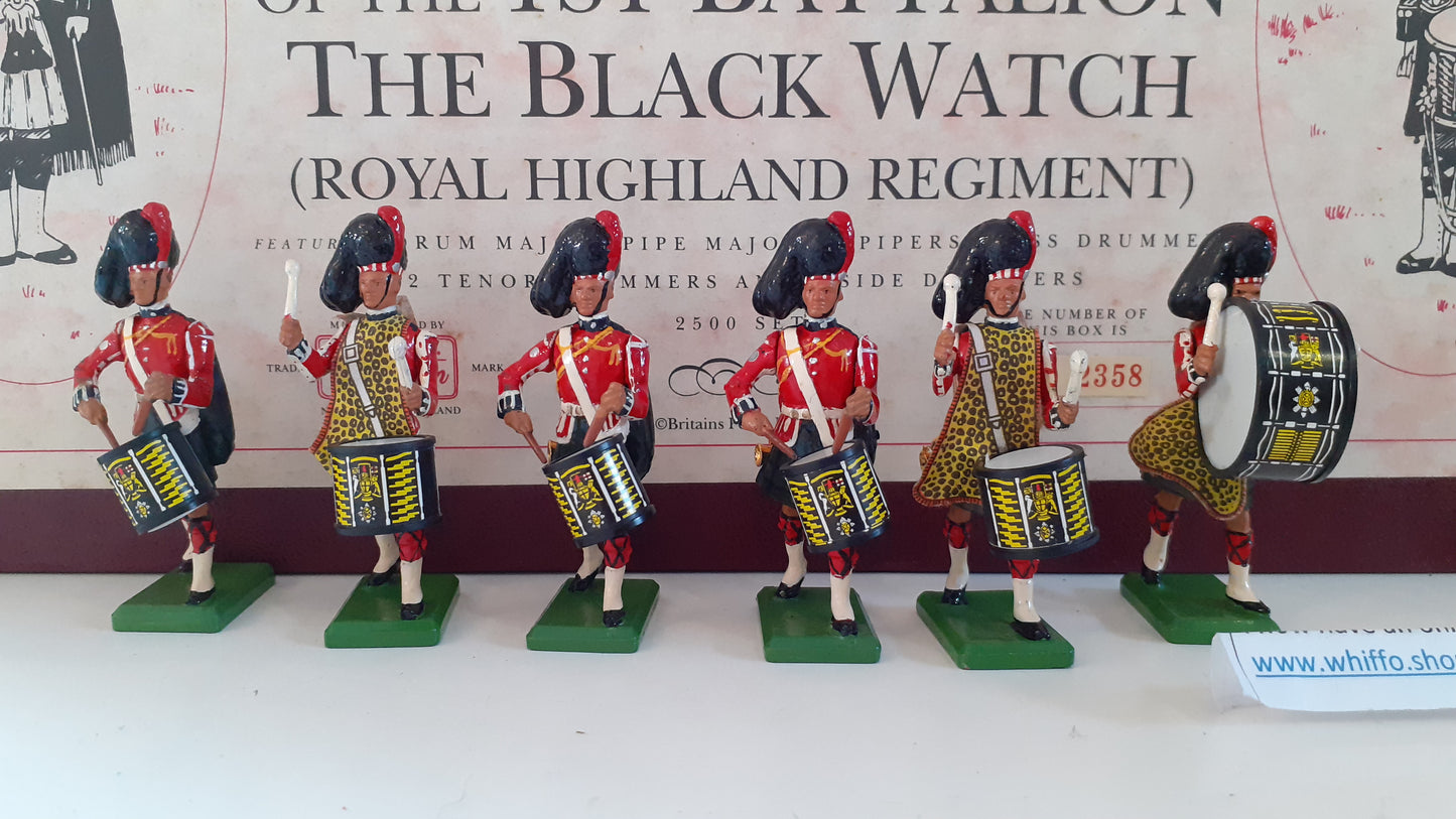 Britains 5196 1996 Limited edition Black Watch Royal Highland Pipes boxed 1:32