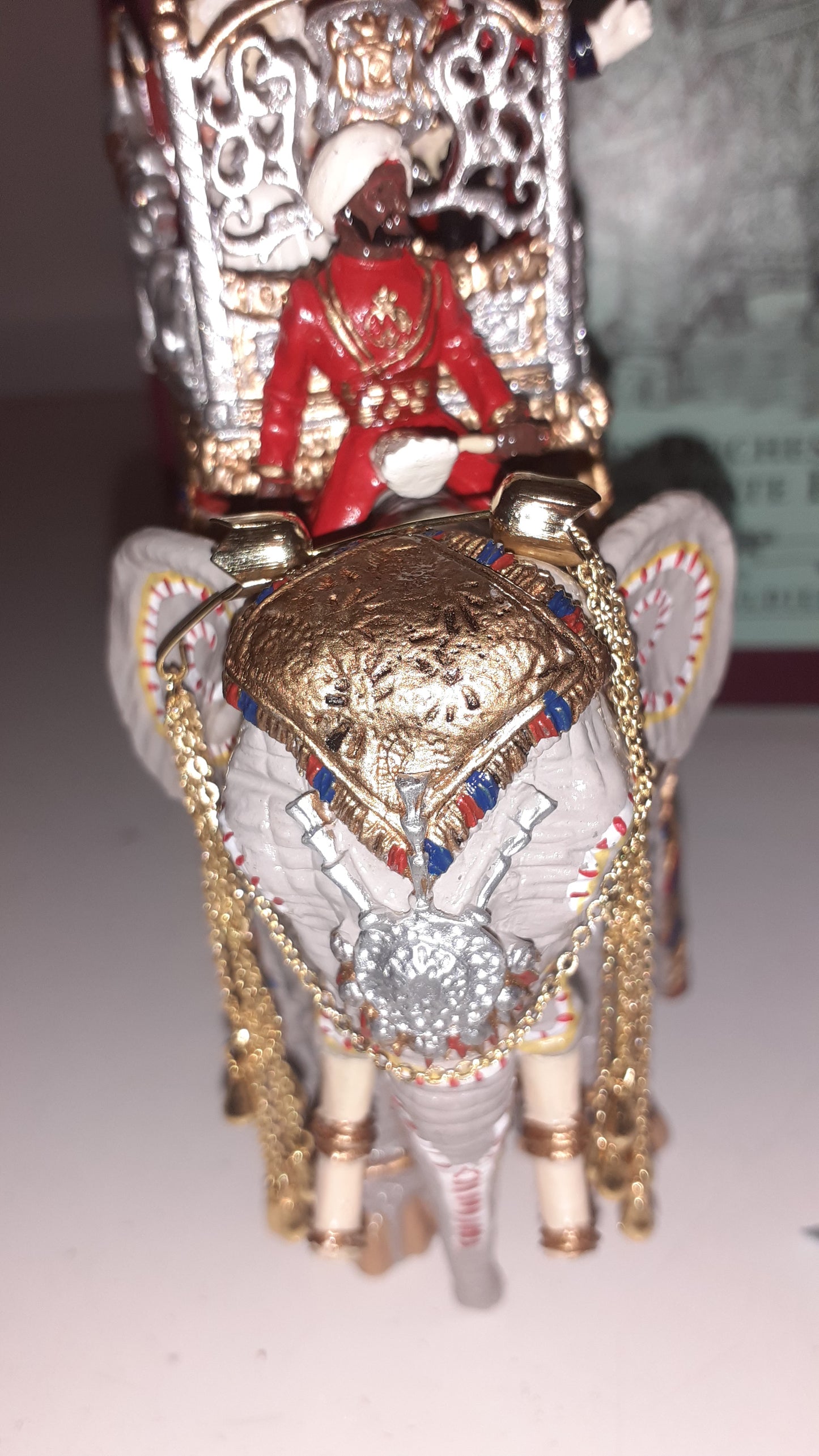 Britains 08956 Duke Connaught Indian State Elephant Durbar 1:32 metal boxd S3