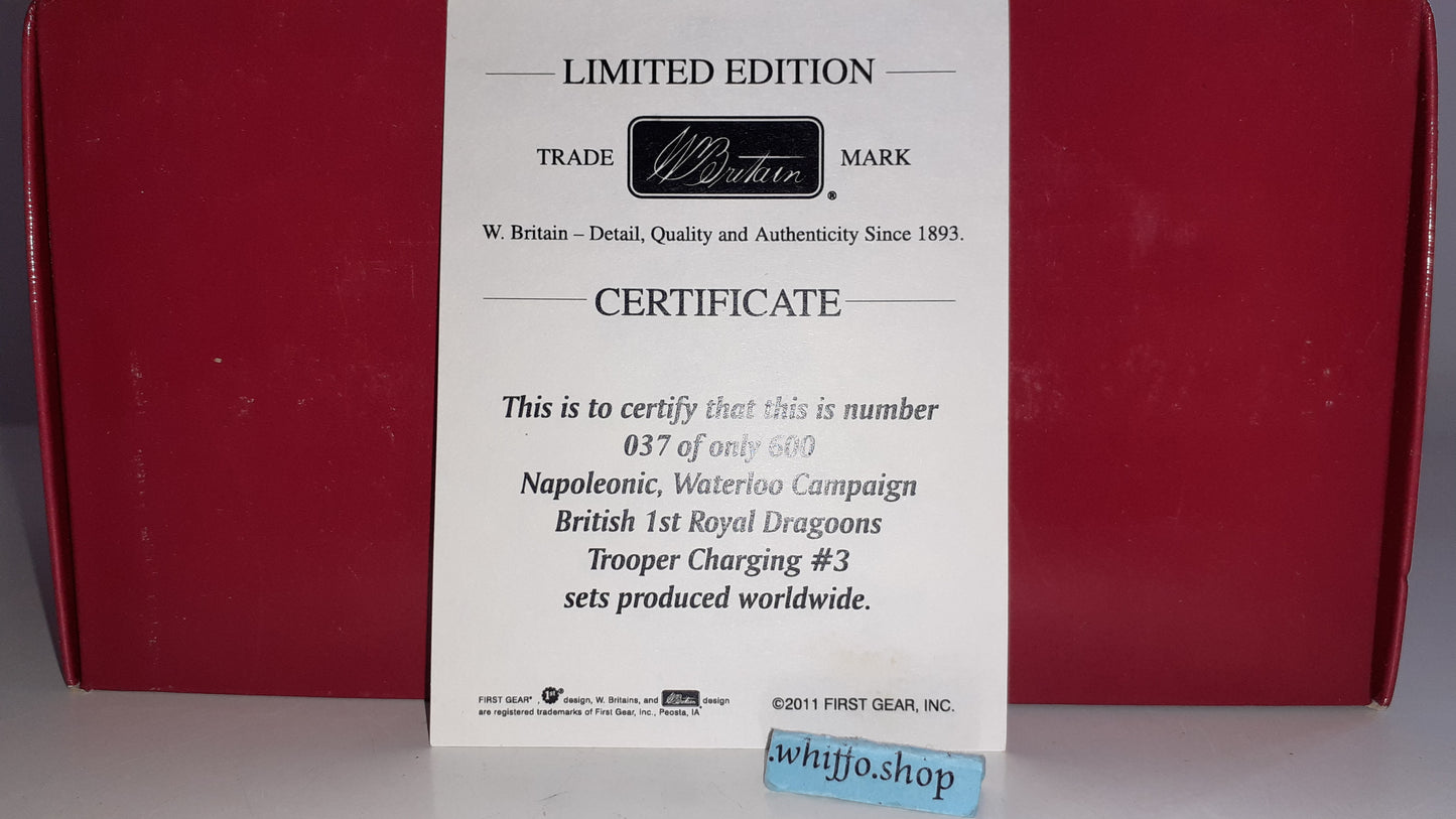Britains 36063 Waterloo Napoleonic 1st Dragoons 600 Made 2011 1:32 S651