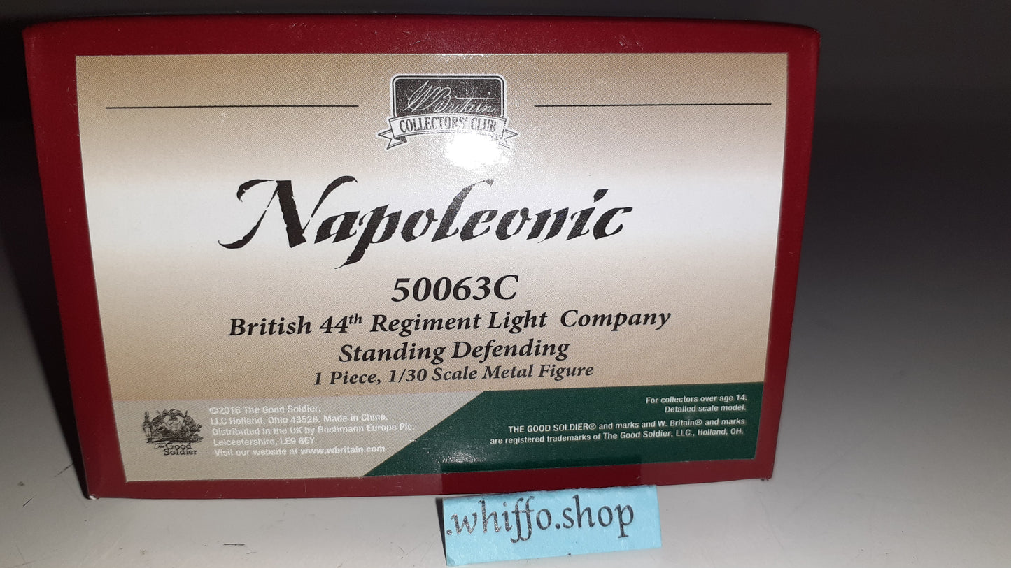 Britains 50063c 2013 British 44th Foot Waterloo Napoleonic 1:32 metal boxd S8b