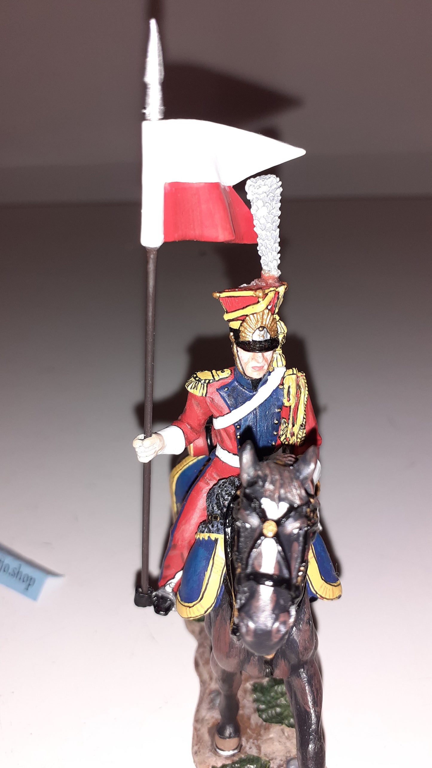 King and country Na160 Dutch Lancer Walking Repaired Plume Napoleonic box Wb
