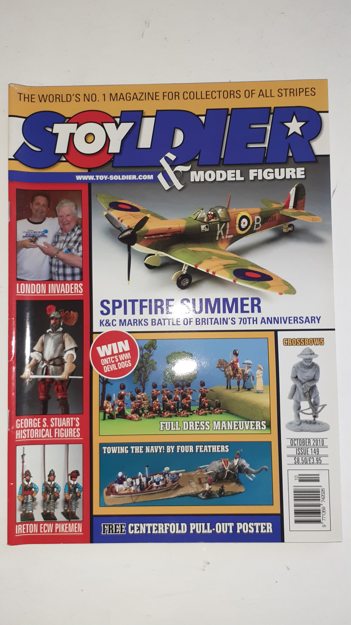 King and country Toy Soldier Magazine 3 Mags 2010 Oct Nov Dec 149 150 151 S7