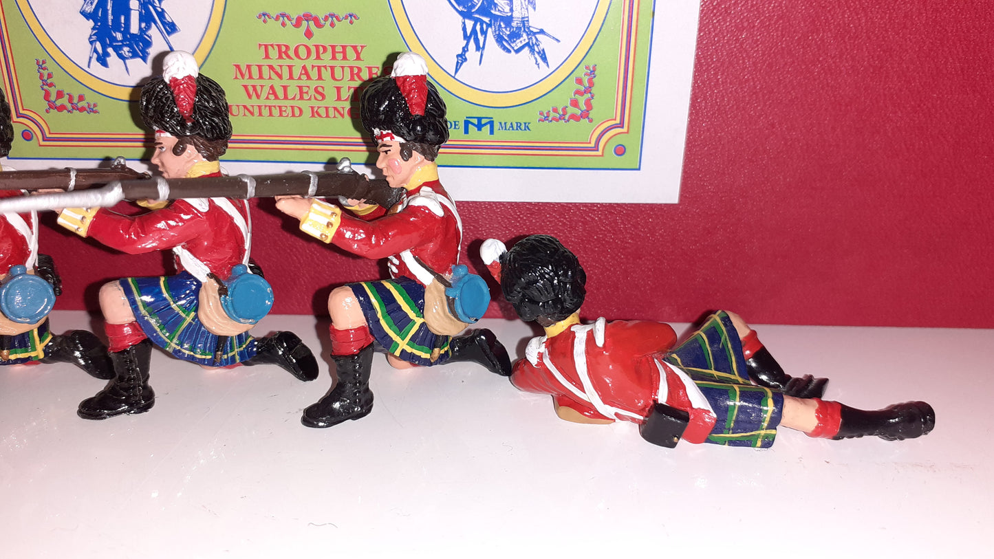 trophy miniatures 1991 Wa13 Gordon highlanders Waterloo Napoleonic 1:32 Box S2