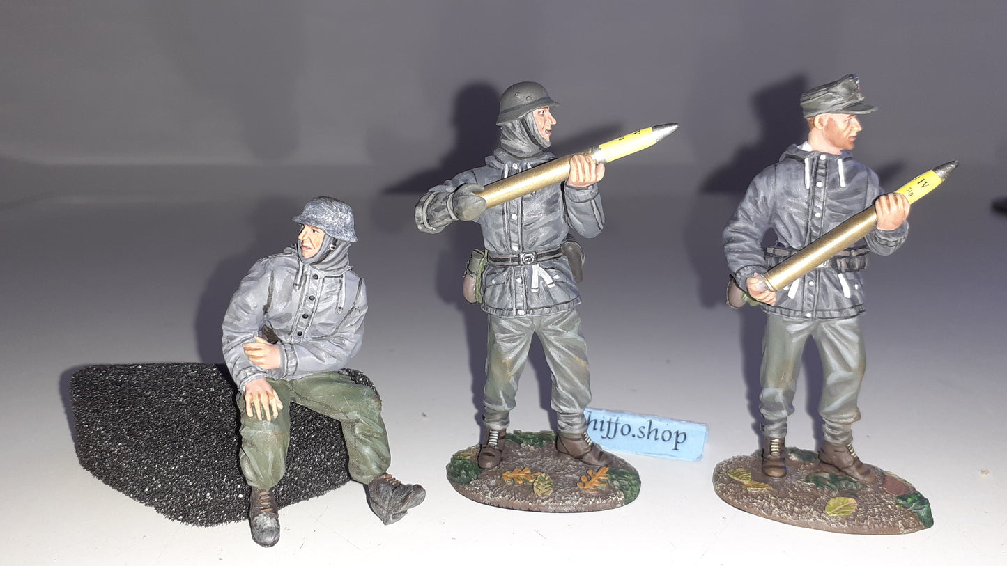 Britains 25059 German 88mm Flak Anti Tank Gun 3 Crew WW2 Sz108 300 Made 2020