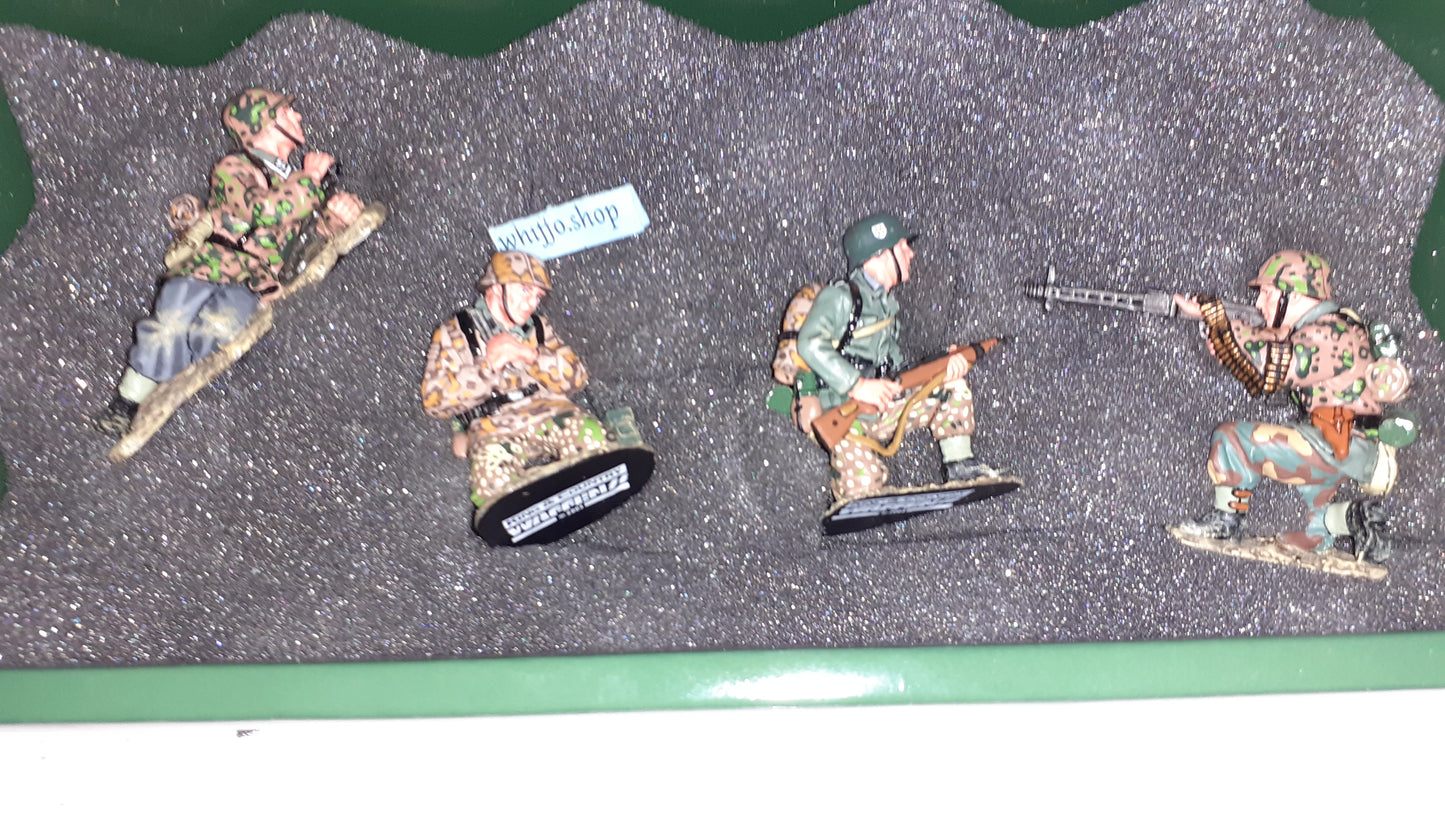 king and country wss51 ww2 German 1944 Mg42 Group 2003 1:30 metal Wdb97