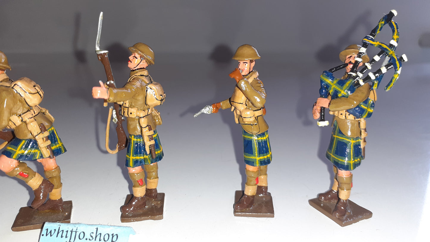 Britains Compatible Tommy Atkins Gordon Highlanders Over The Top ww1 1:32 S147