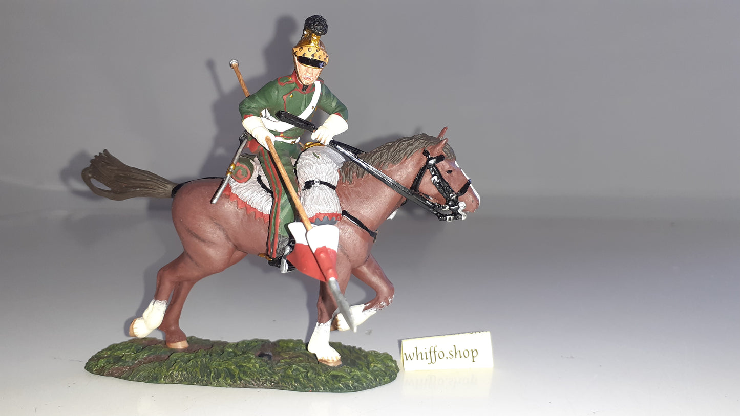 Britains 36025 Napoleonic french 4th lancers 600 Made waterloo 2009 1:32 S542