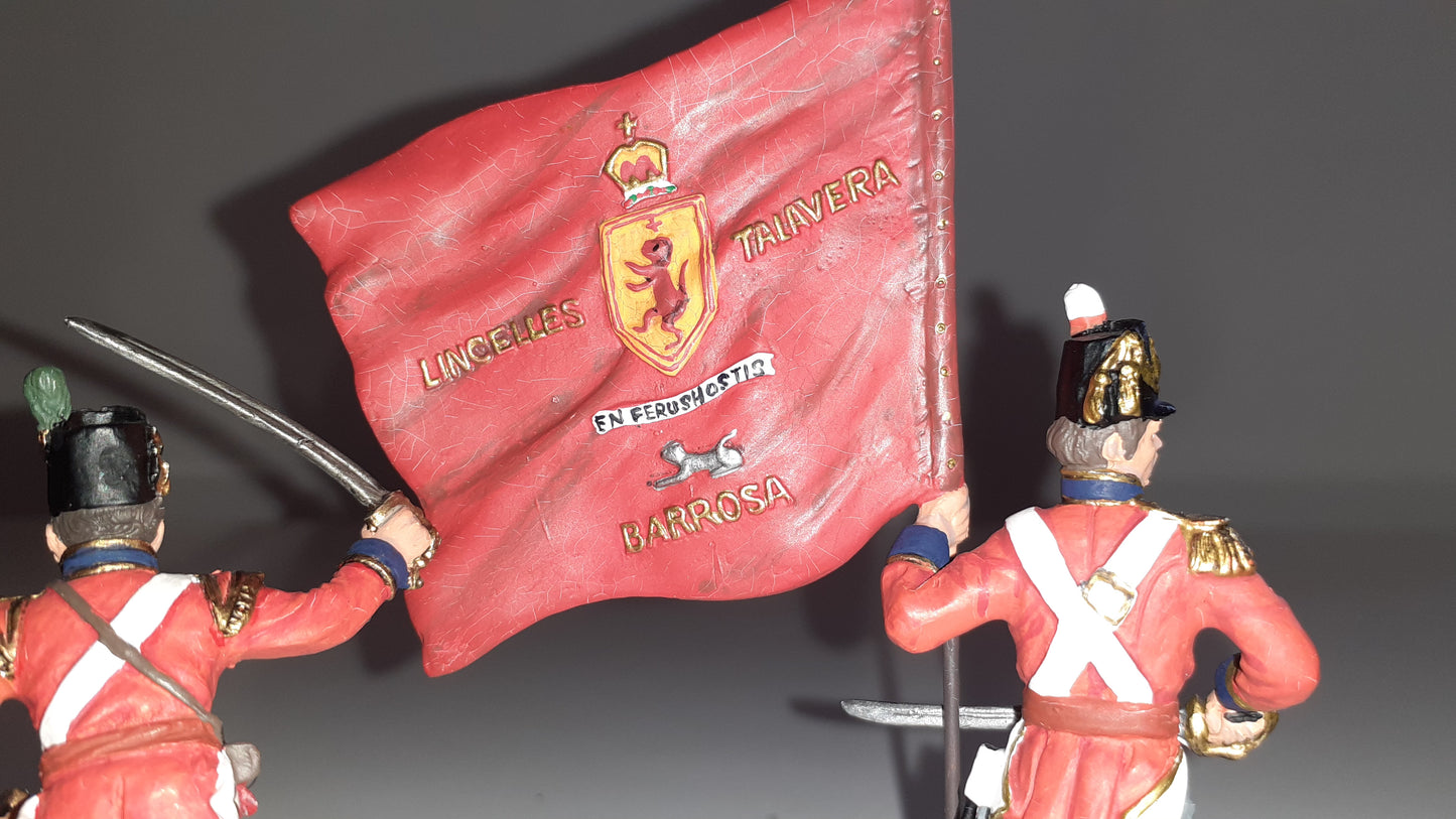 Britains 00149 2001 Coldstream Guards Waterloo Napoleonic 1:32 metal boxd S8b