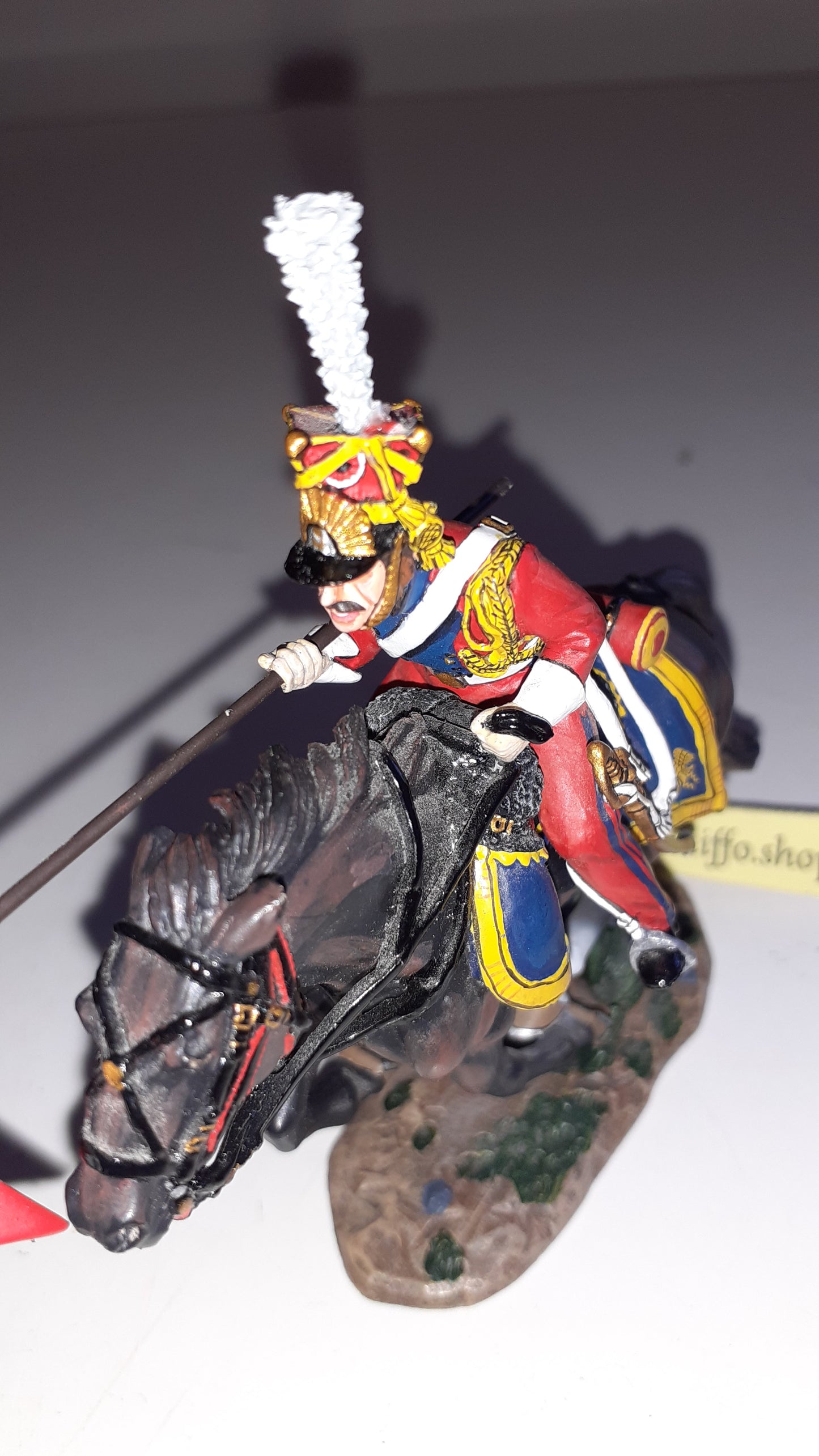 King and country Waterloo Napoleonic Dutch Lancer boxd 1:30 Na161 S560
