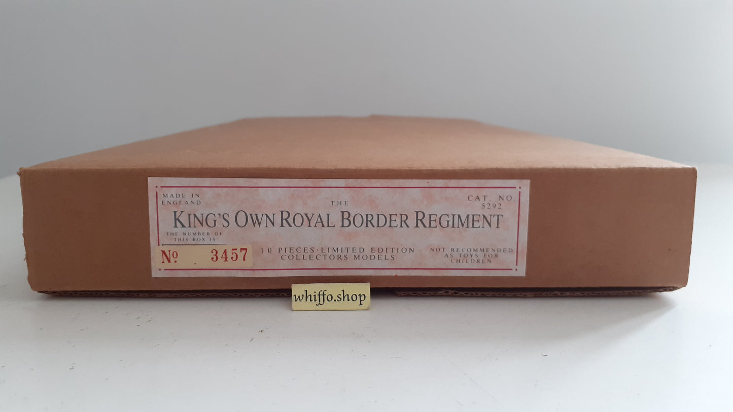 britains 5292 1992 limited edition kings own royal border regiment s724