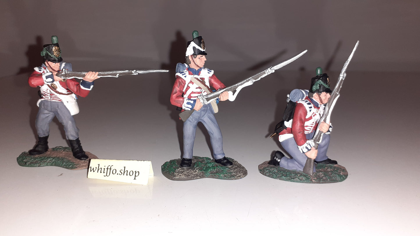 Britains 00150 1999 Waterloo Napoleonic Coldstream Guards Defending 1:32 s835