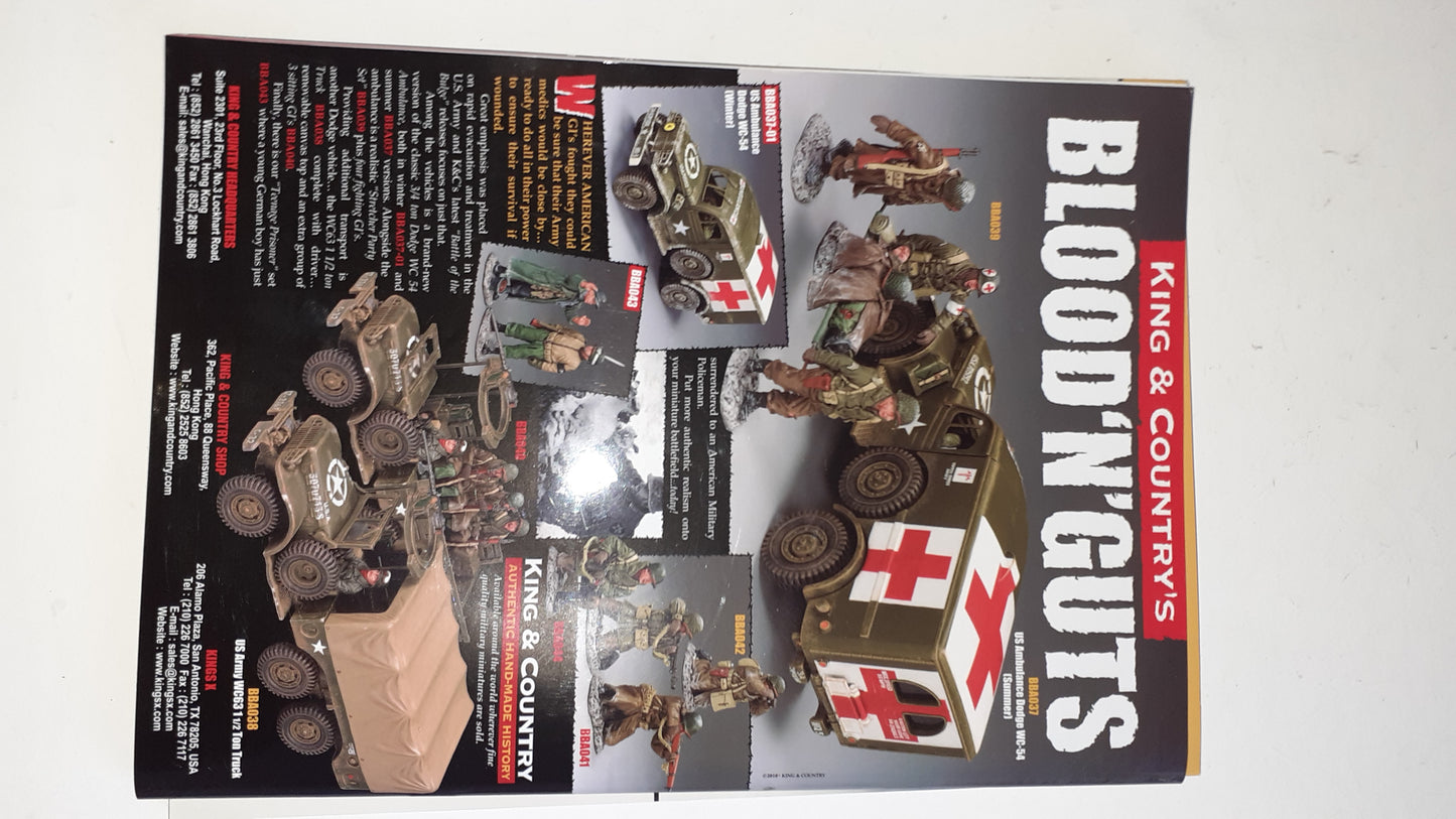King and country Toy Soldier Magazine 3 Mags 2010 Oct Nov Dec 149 150 151 S7