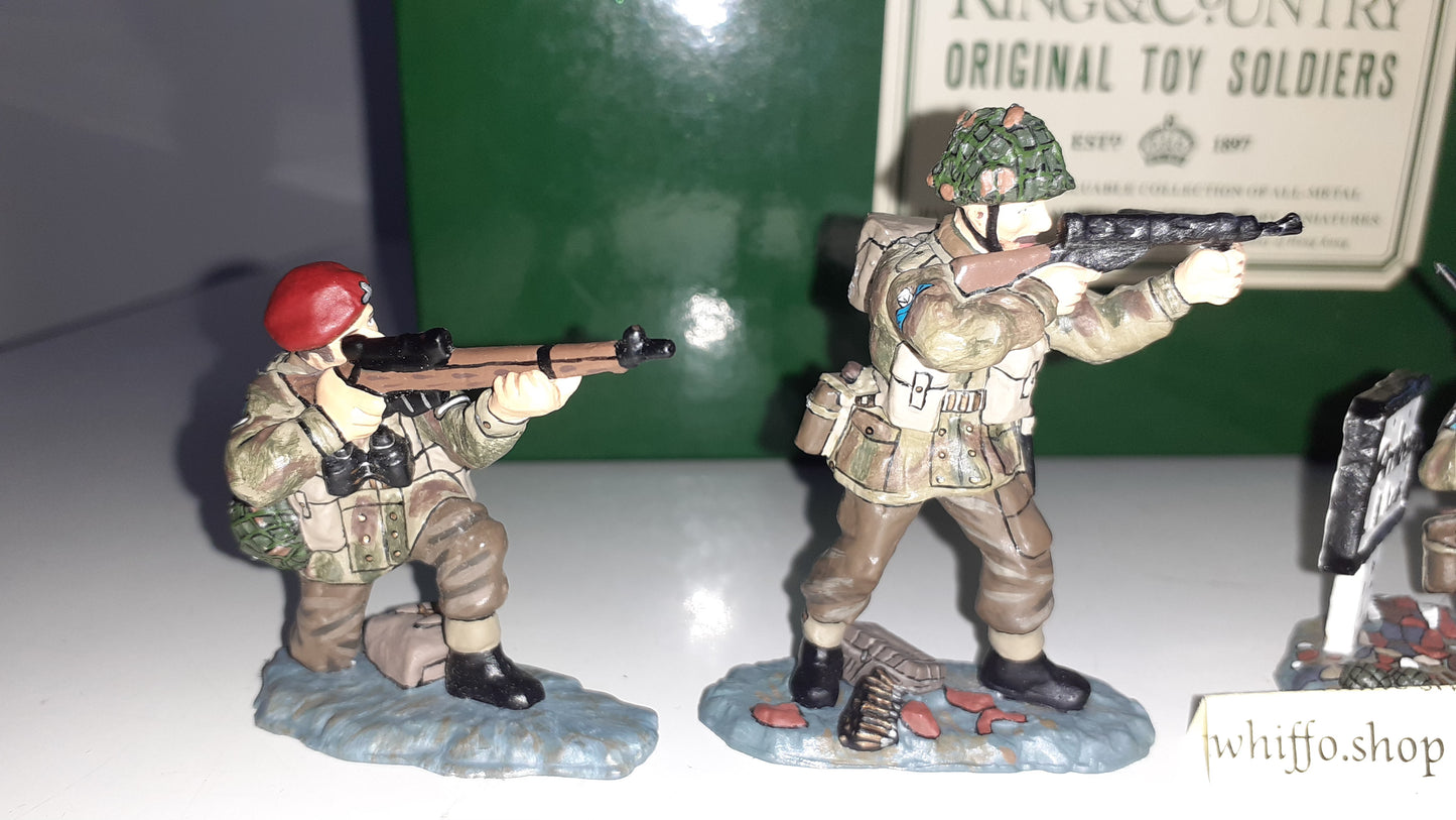 King and country Ww2 An001 Only 500 Paras Paratroopers Arnhem boxed 1:30 S857