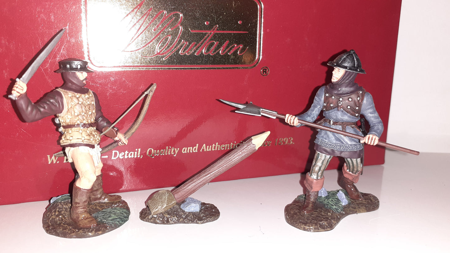 BRITAINS 17684 Knights Of Agincourt Men At Arms Archer 2006 1:32 Wdb1