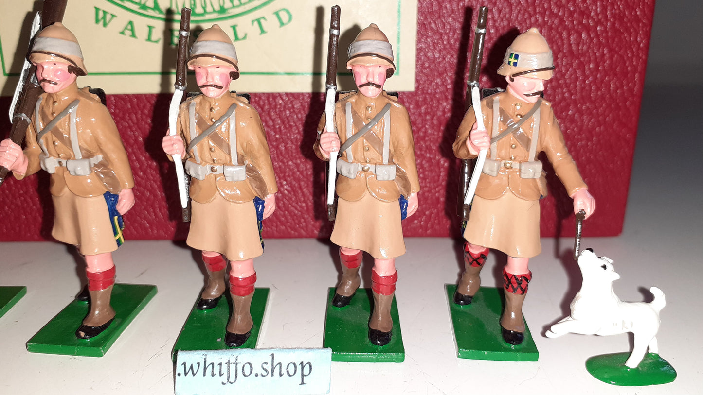trophy miniatures 1991 Sas2 Gordon Highlanders Boer Sudan Egypt Nwf 1:32 box S2